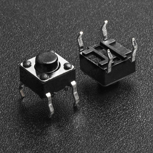 Vilros 10 Pcs Momentary Tactile Tact Push Button Switch-- 6 x 6mm x 5mm