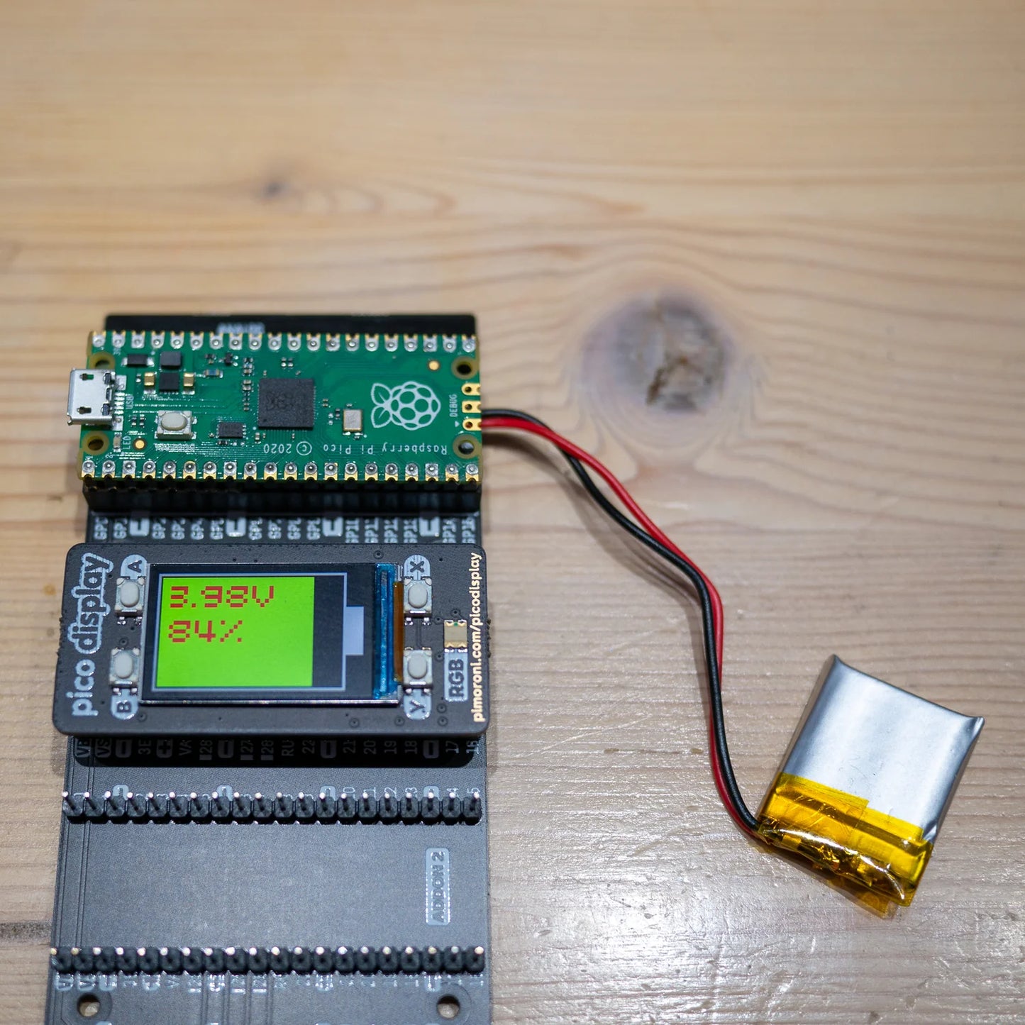 Pimoroni LiPo SHIM for Pico