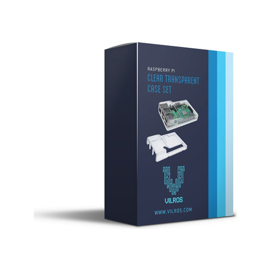 Vilros Clear Case with Dual Multi-Purpose Covers For Raspberry Pi 3/3+