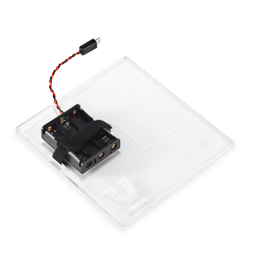 Breadboard and Battery Holder Panel for Raspberry Pi Pico