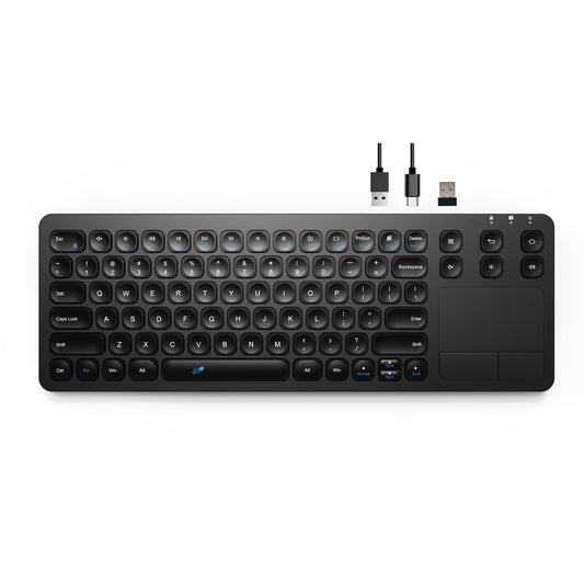 15 Inch USB Wired & 2.4G Wireless Dual-mode Keyboard with Touchpad - Vilros.com