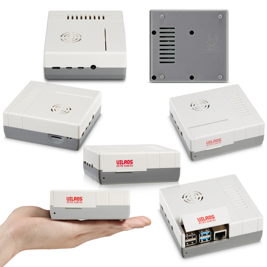 Vilros Raspberry Pi 4 Compatible NES Style Retro Case W/ Fan