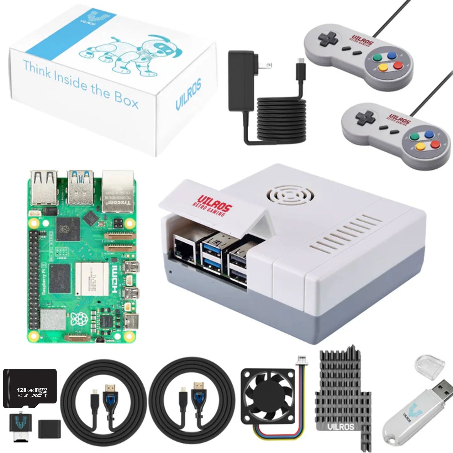 Vilros Raspberry Pi 5 Retro Gaming Kit