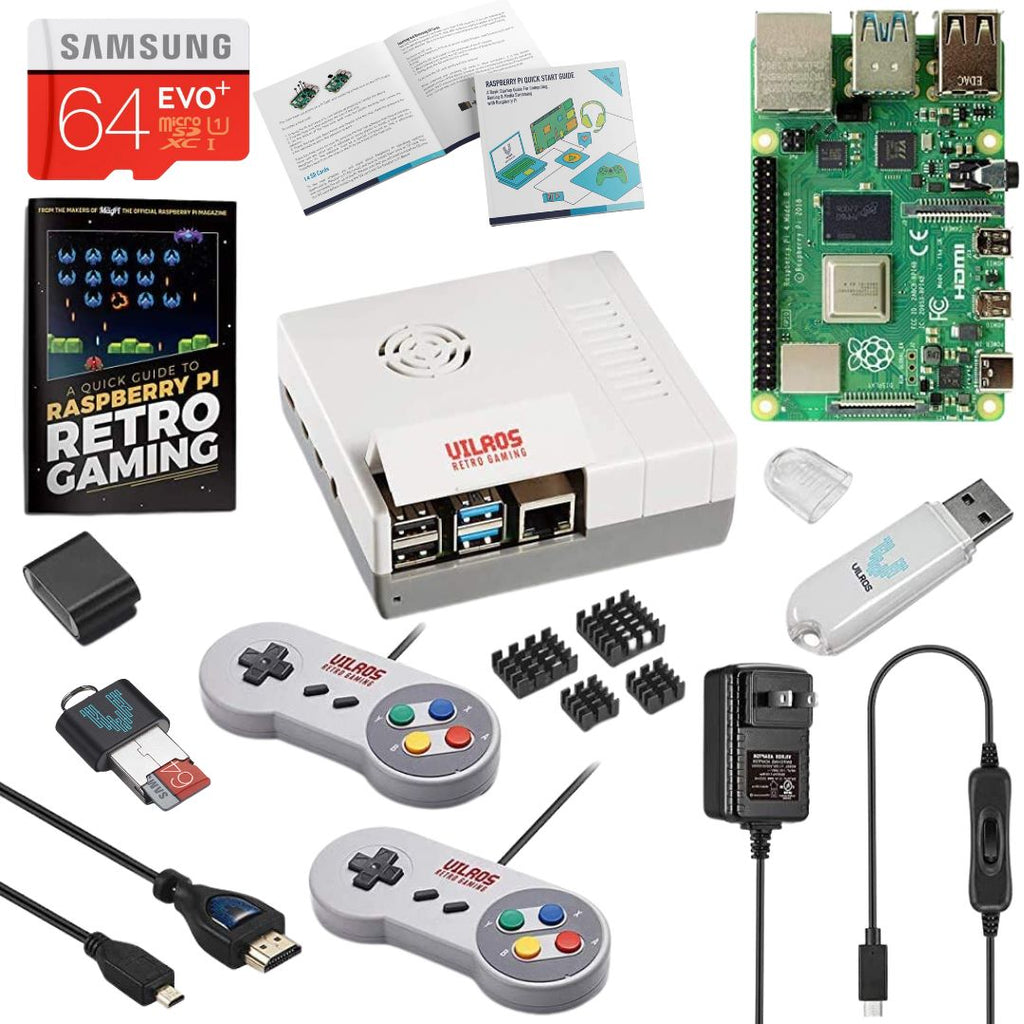 Vilros Raspberry Pi 4 Retro Gaming Kit-Includes Gamepads and Gaming Console Style Case - Vilros.com