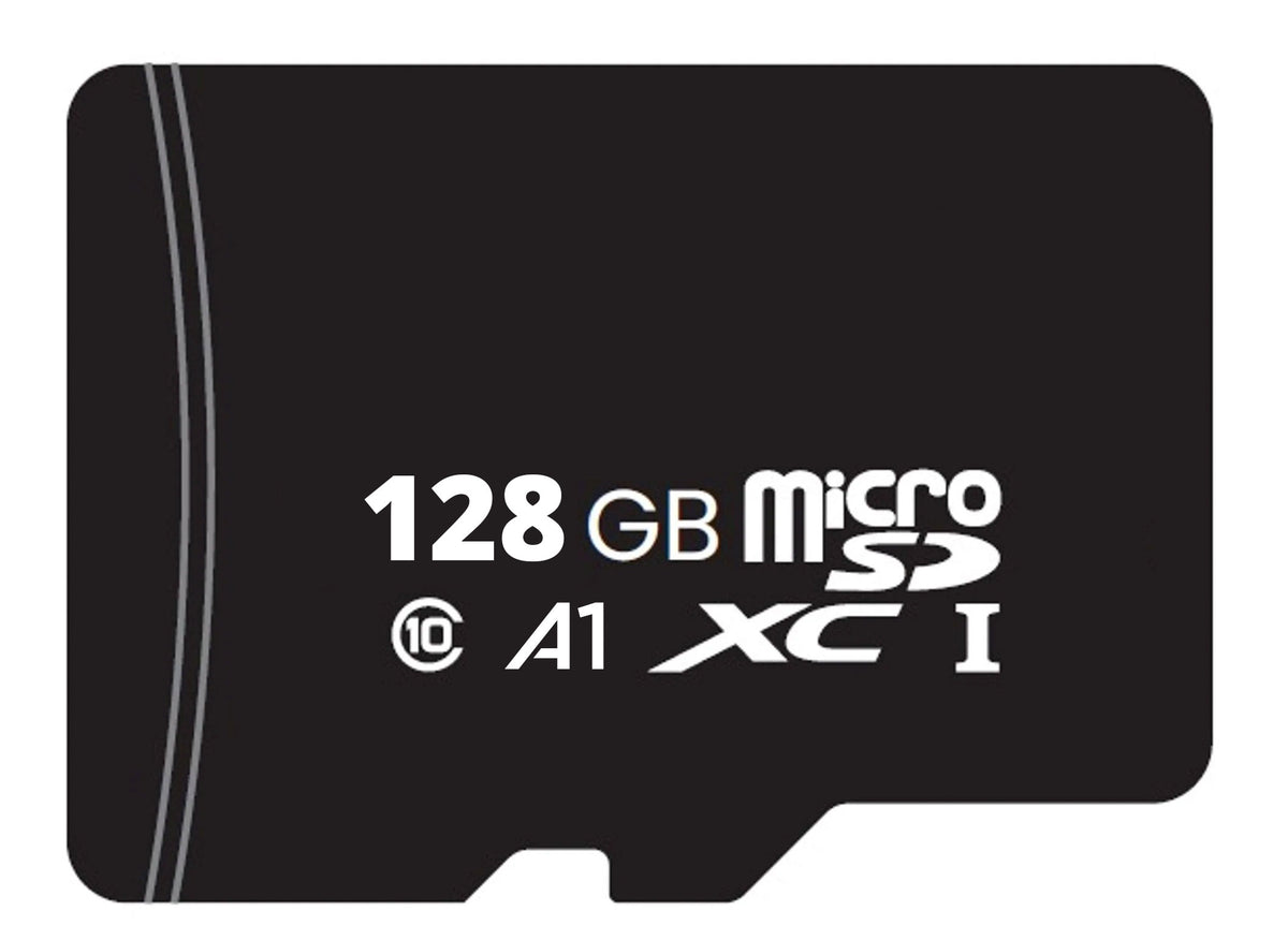 Micro SD Card - Pre-Loaded with Raspberry Pi OS (64 bit)