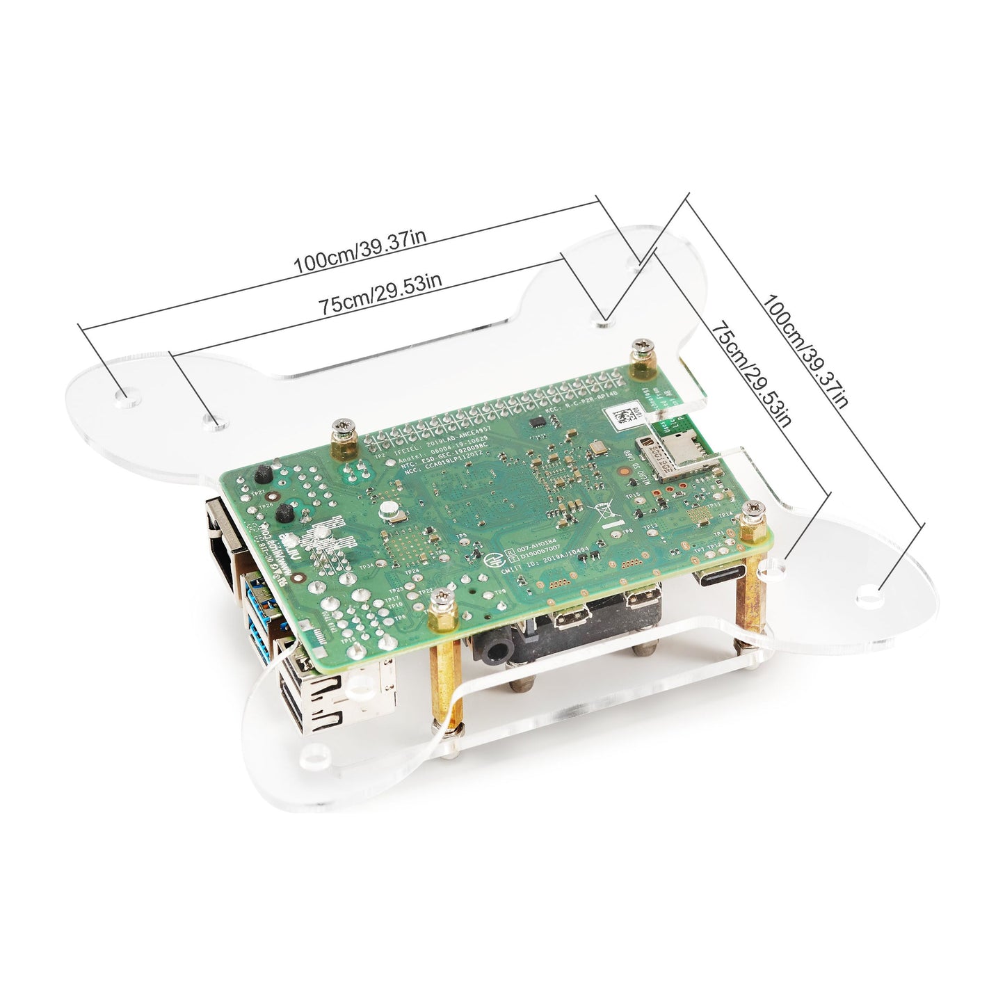 VESA mount for Raspberry Pi-Compatible With ALL Raspberry Pi Boards