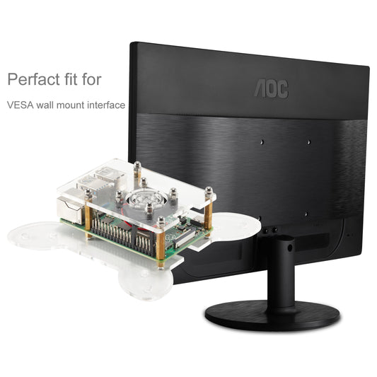 VESA mount for Raspberry Pi-Compatible With ALL Raspberry Pi Boards