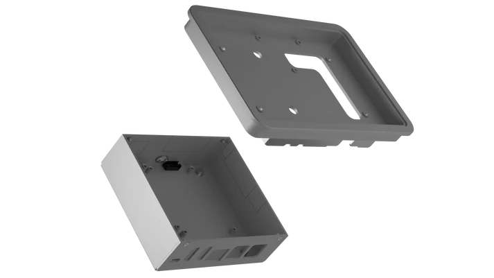 Argon Industria HMI 5C Enclosure for Official Raspberry Pi 5-Inch Screen (Case Only)