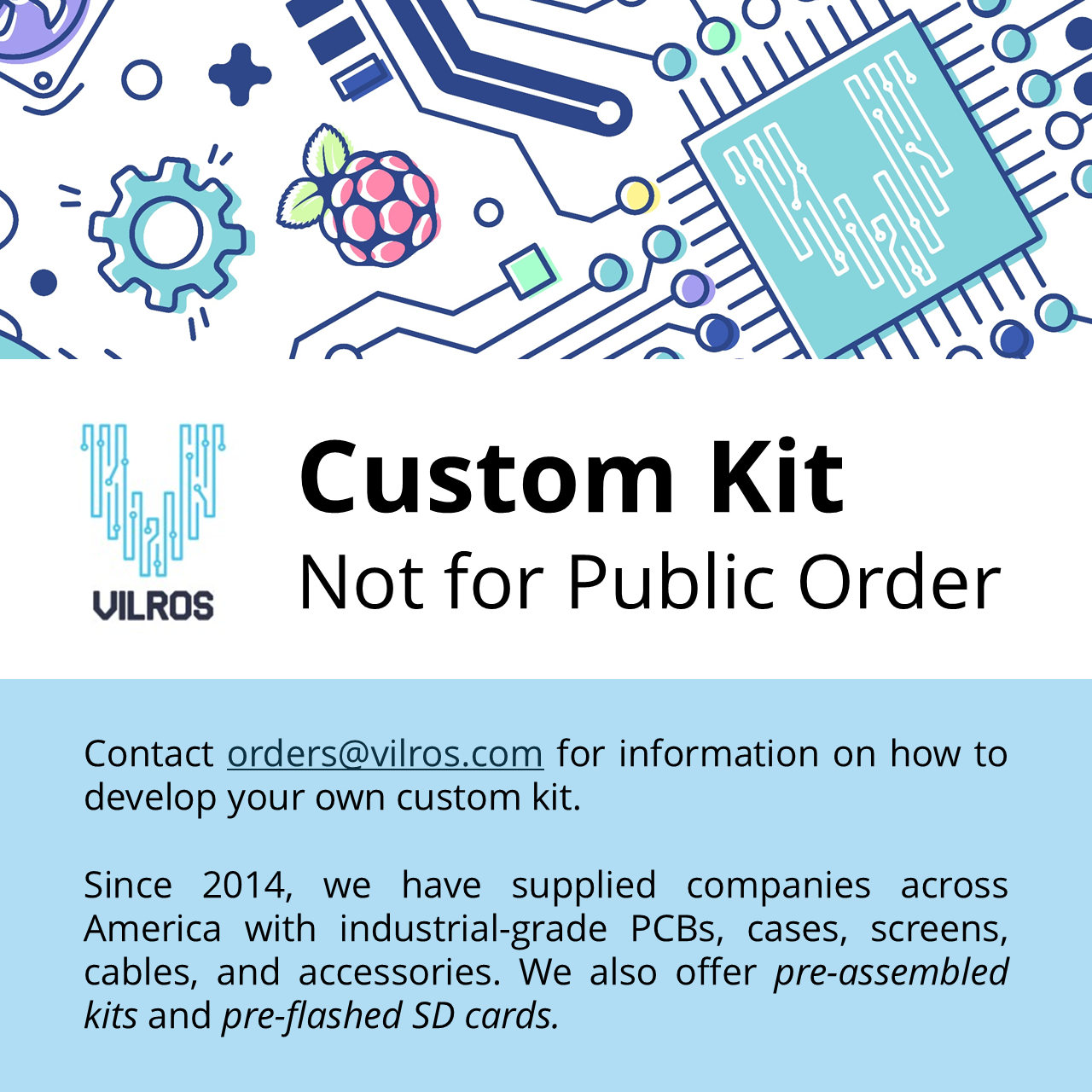 Vilros Raspberry Pi 4 Complete Starter Kit-MPI Custom