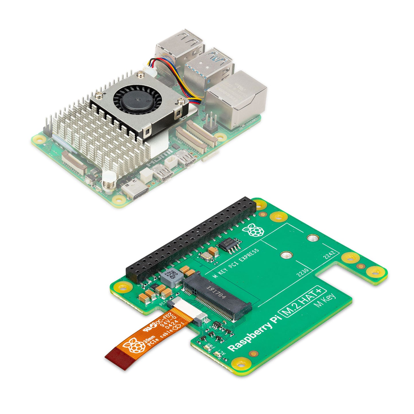 Raspberry Pi M.2 HAT+ (For Raspberry Pi 5)