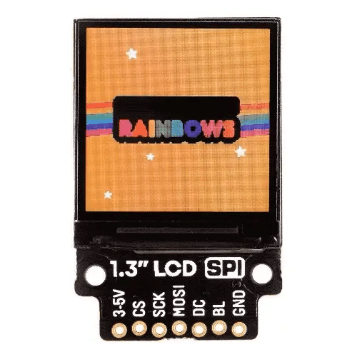 Pimoroni 1.3" SPI Colour Square LCD (240x240) Breakout - Vilros.com