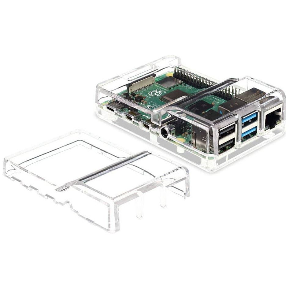 Vilros Raspberry Pi 4 Compatible Case with Two Covers - Vilros.com