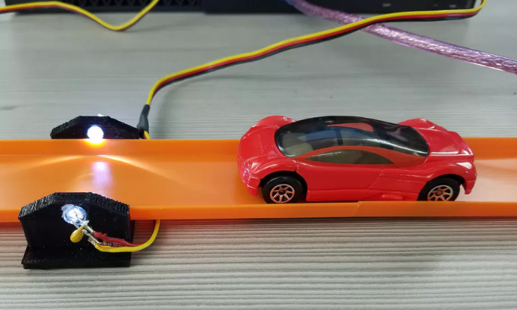 Racing Hot Wheels?  It’s a Photo Finish with Arduino UNO!