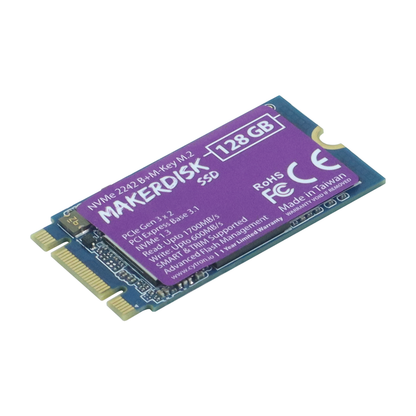 NVMe 2242 M-Key MakerDisk SSD with RPi OS