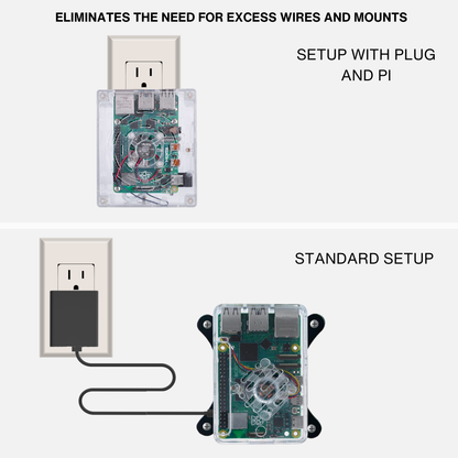 Vilros Plug 'n' Pi- A Raspberry Pi 4 Compatible Case and Power Supply all in one solution