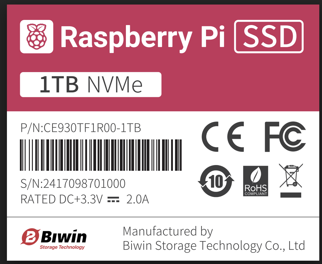 Raspberry Pi SSD