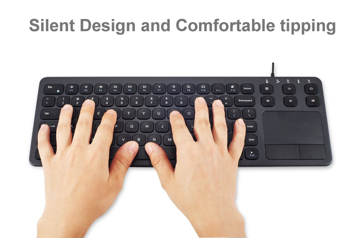 15 Inch USB Keyboard with Touchpad