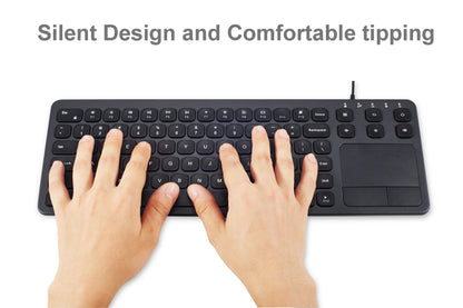 15 Inch USB Keyboard with Touchpad