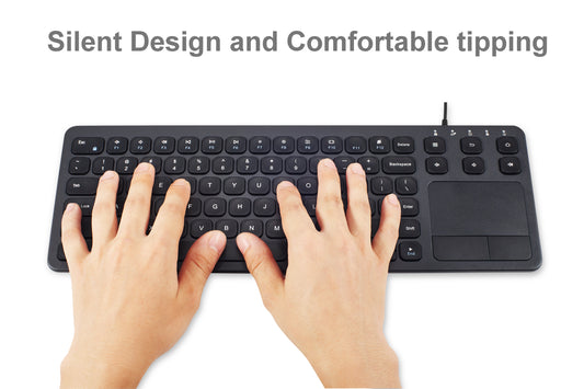 15 Inch USB Keyboard with Touchpad