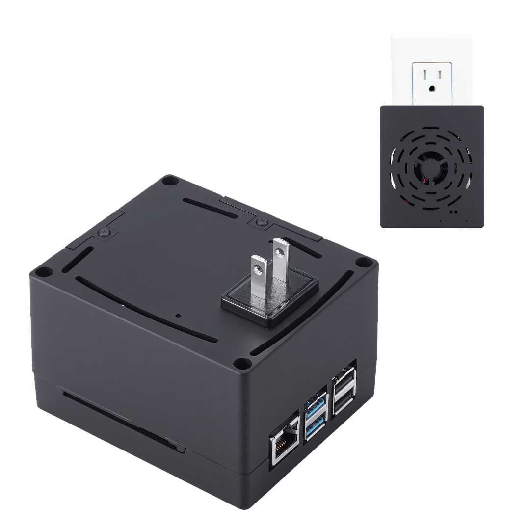 Vilros Plug 'n' Pi for Raspberry Pi 5 - A Raspberry Pi Case and Power Supply All in one Solution -Ideal for Raspberry Pi 5 SSH Usage