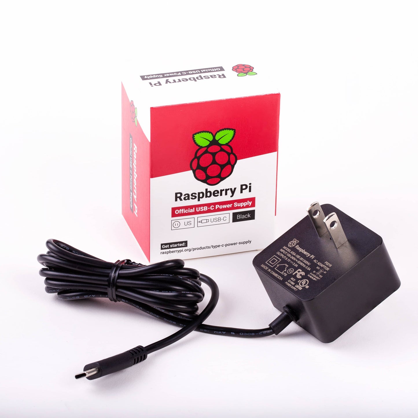 Official Raspberry Pi 4 Power Supply-(US),UL