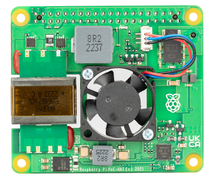 Raspberry Pi PoE+ HAT (For Raspberry Pi 3-4 NOT compatible with Raspberry Pi 5)