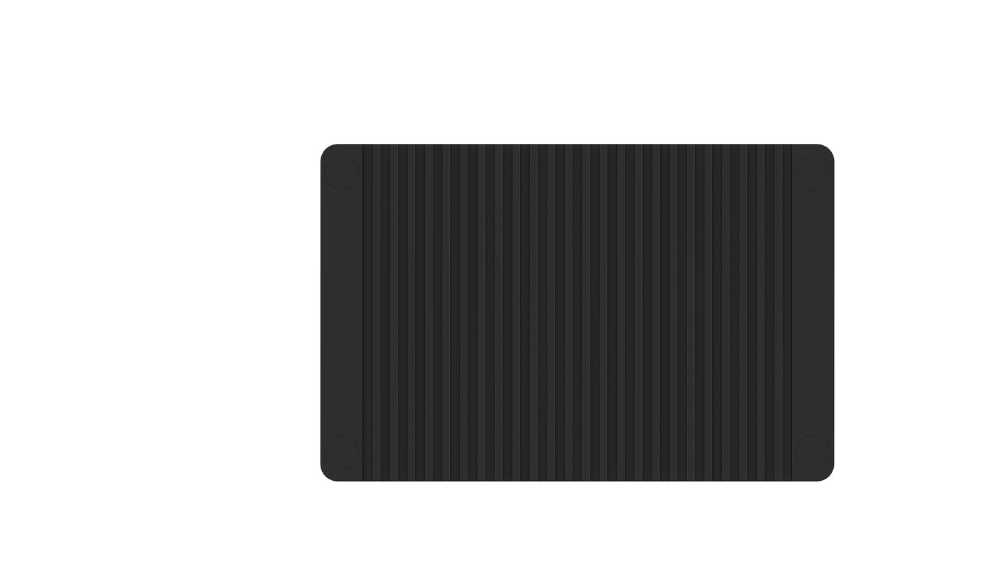 EDATEC Raspberry Pi 5 Passive Cooling Open Aluminum CNC Case