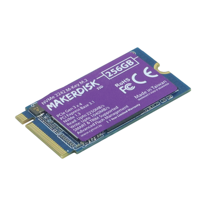 NVMe 2242 M-Key MakerDisk SSD with RPi OS