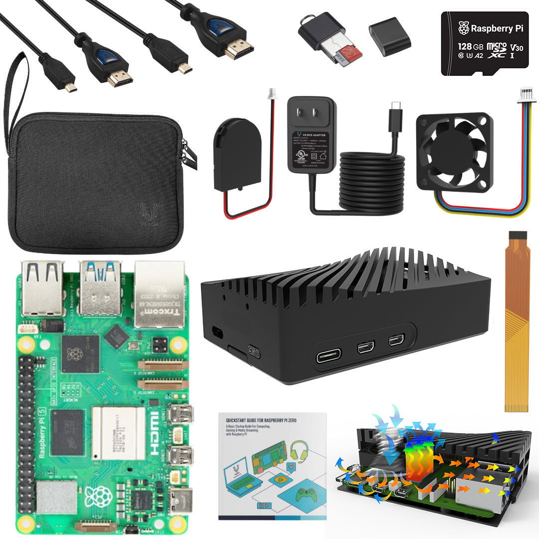 Starter Kit voor Raspberry Pi 4 4 GB | Editie 64 GB Starter Kit voor Raspberry Pi 4 4 GB | Editie 64 GB