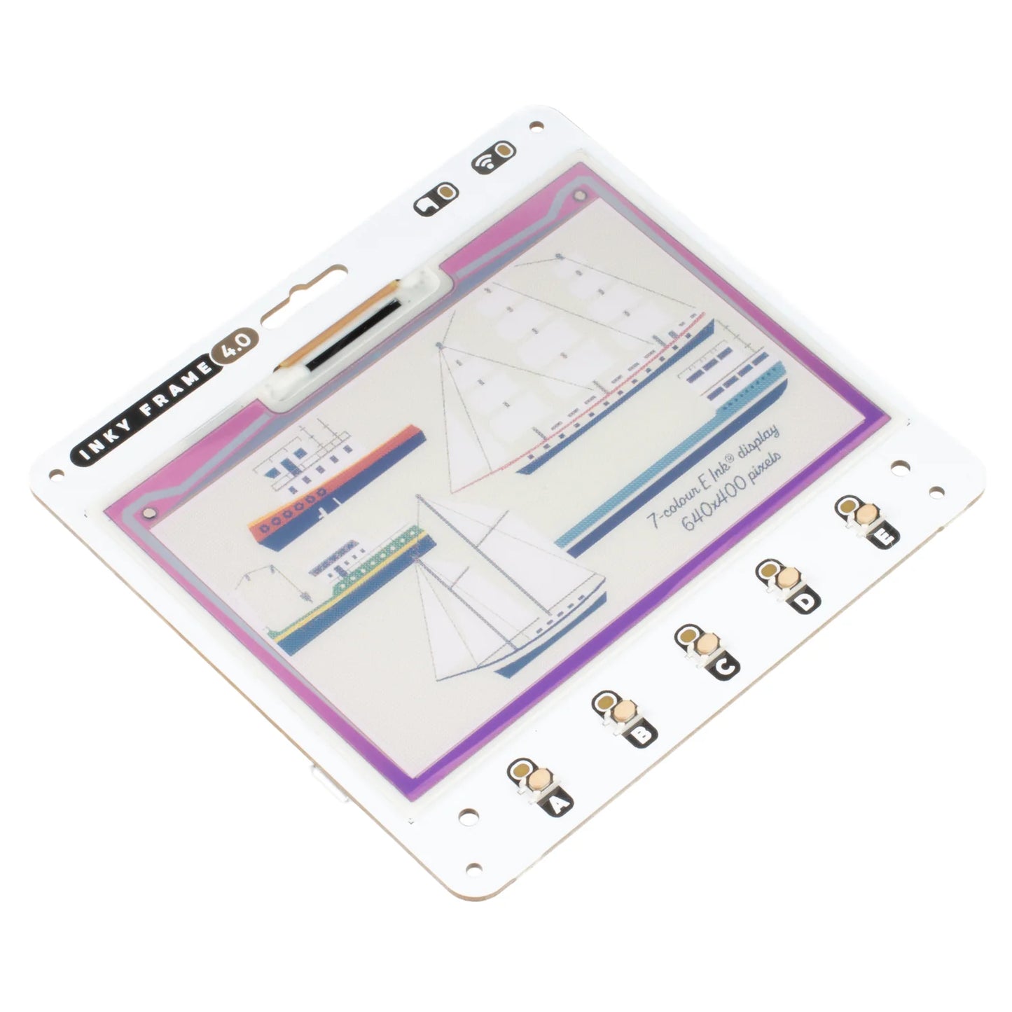 Pimoroni Inky Frame 4.0" (Pico W Aboard) – Inky Frame Only