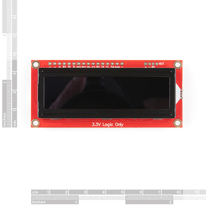SparkFun 16x2 SerLCD - RGB Text With Presoldered 16 pin Header