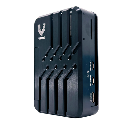 Vilros Duo Deluxe Raspberry Pi 5 Case- The Deluxe Passive and Active Cooling Case for Pi 5