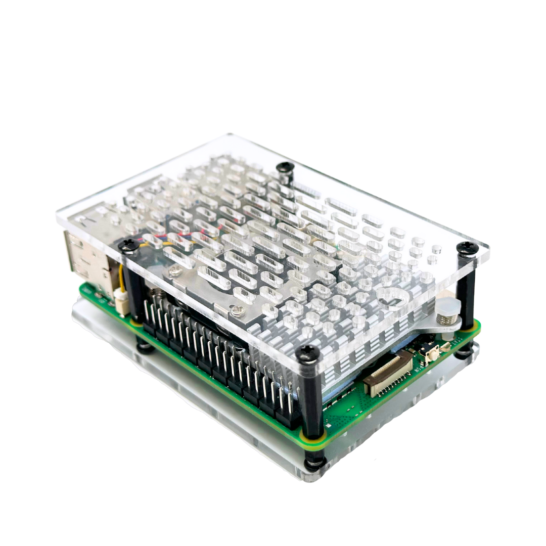 Raspberry Pi 5 Case with Active Cooler, ABS Case for Raspberry Pi 5 4GB/5GB  (5BC)
