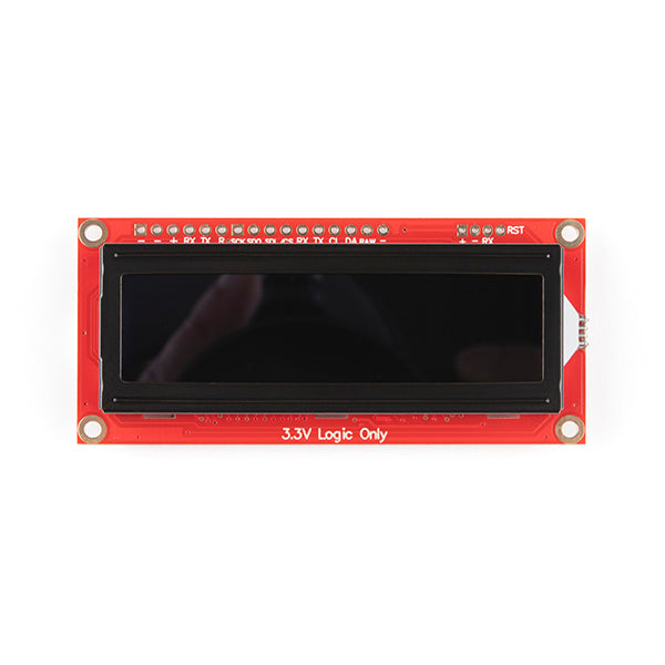 SparkFun 16x2 SerLCD - RGB Text With Presoldered 16 pin Header