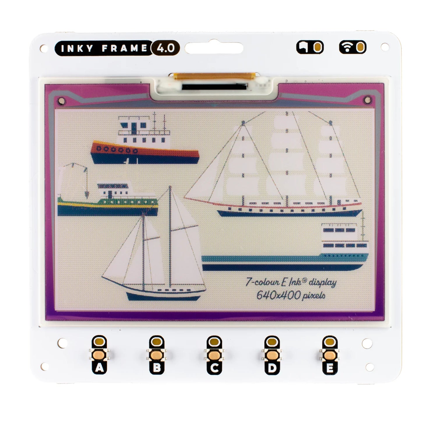Pimoroni Inky Frame 4.0" (Pico W Aboard) – Inky Frame Only