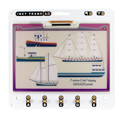 Pimoroni Inky Frame 4.0" (Pico W Aboard) – Inky Frame Only