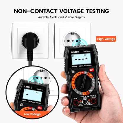 KAIWEETS Digital Multimeter 4000 Counts, Voltage Tester