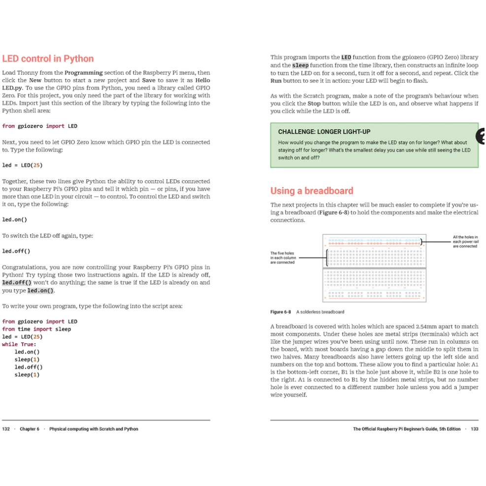 The Official Raspberry Pi Beginner's Guide 5th Edition