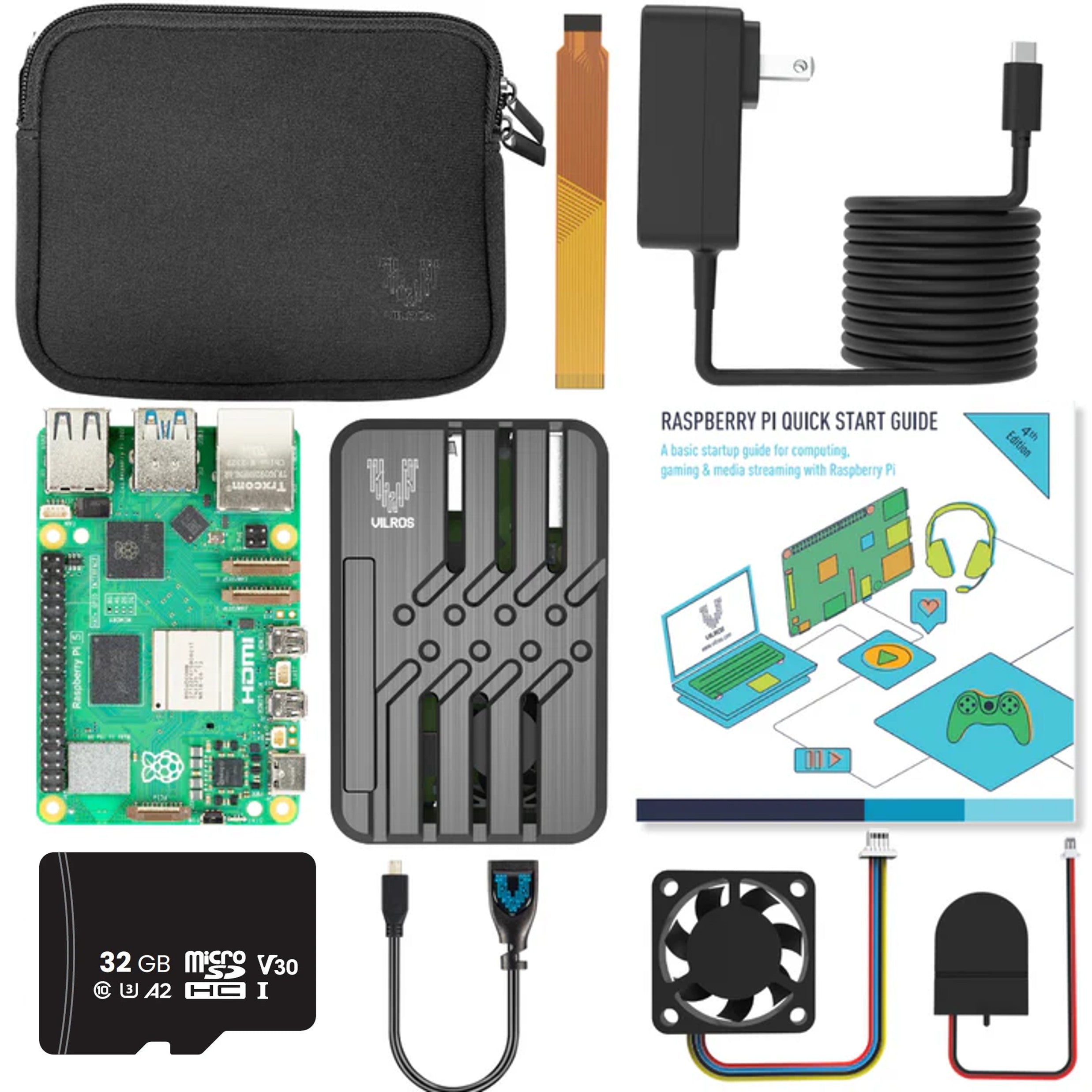Vilros Raspberry Pi 5 Basic Starter Kit – Vilros.com