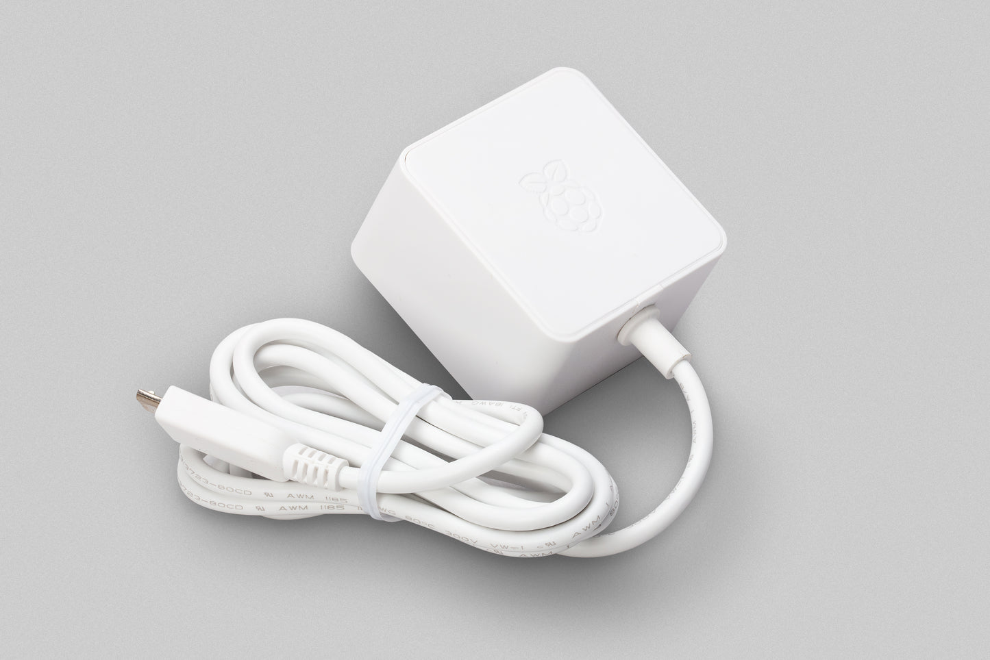 Official Micro USB Power Supply for Raspberry Pi 1/1+/2/3/3+ and Zero-White