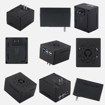 Vilros Plug 'n' Pi for Raspberry Pi 5 - A Raspberry Pi Case and Power Supply All in one Solution -Ideal for Raspberry Pi 5 SSH Usage