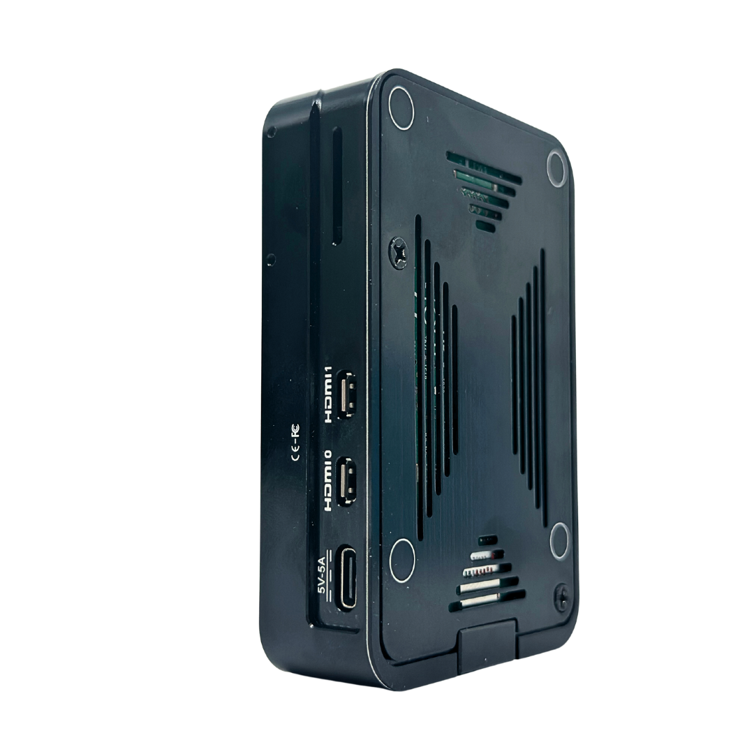Vilros Duo Deluxe Raspberry Pi 5 Case- The Deluxe Passive and Active Cooling Case for Pi 5