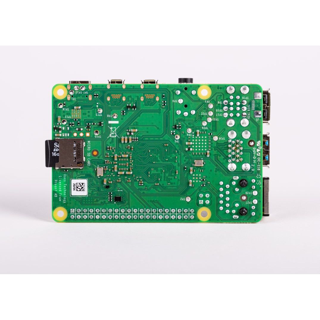 Raspberry Pi 4 Model B with HDMI Female to Micro HDMI Male Adapter-USB-USB-C Adapter-Heatsink