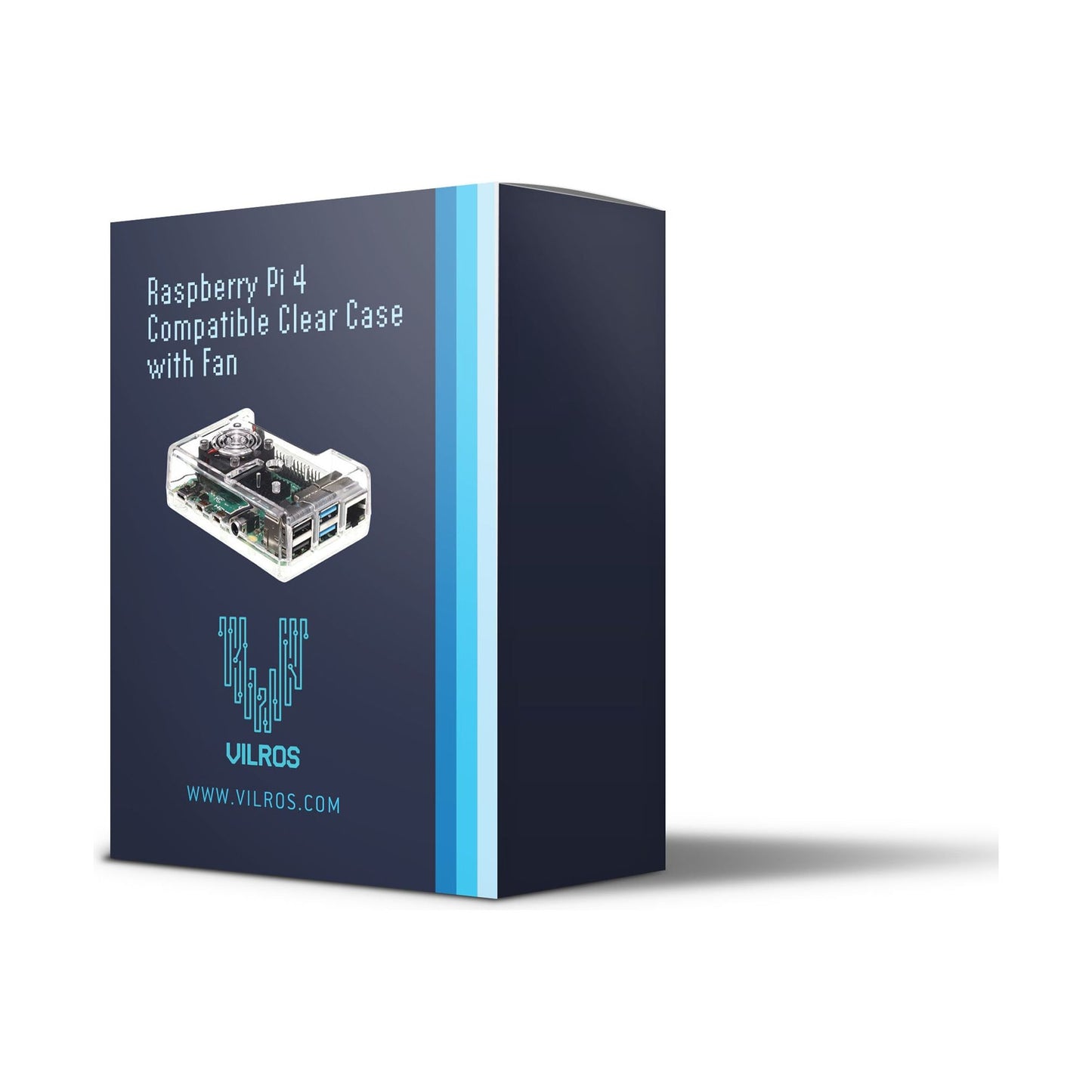 Vilros Raspberry Pi 4 Compatible Case with Built in Fan