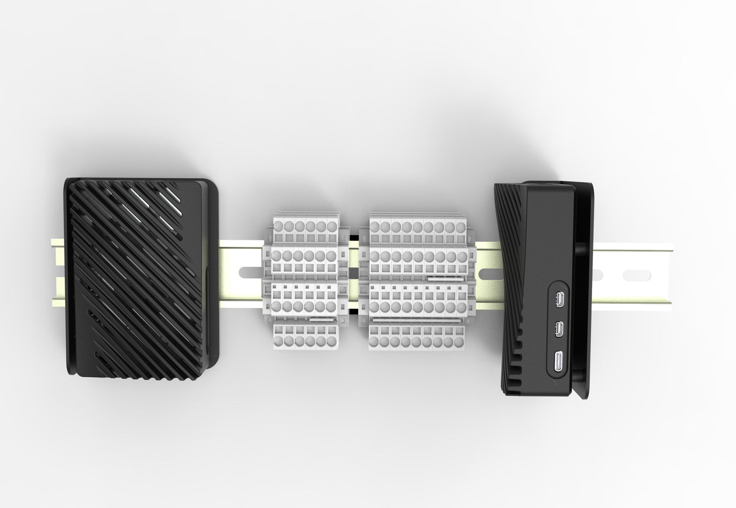 Vilros Pi 5 Case DIN Rail Mount