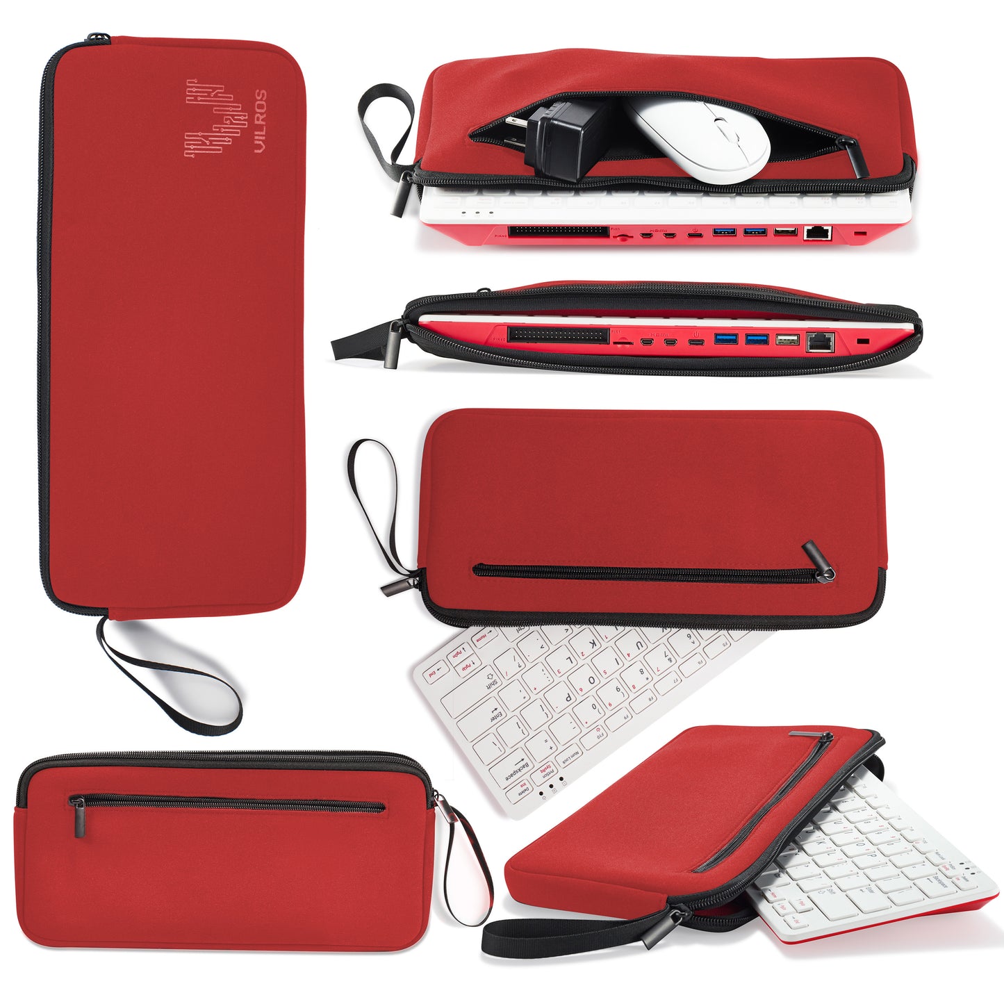 Neoprene Case/Sleeve For Raspberry Pi 400/500 With Accessory storage pocket