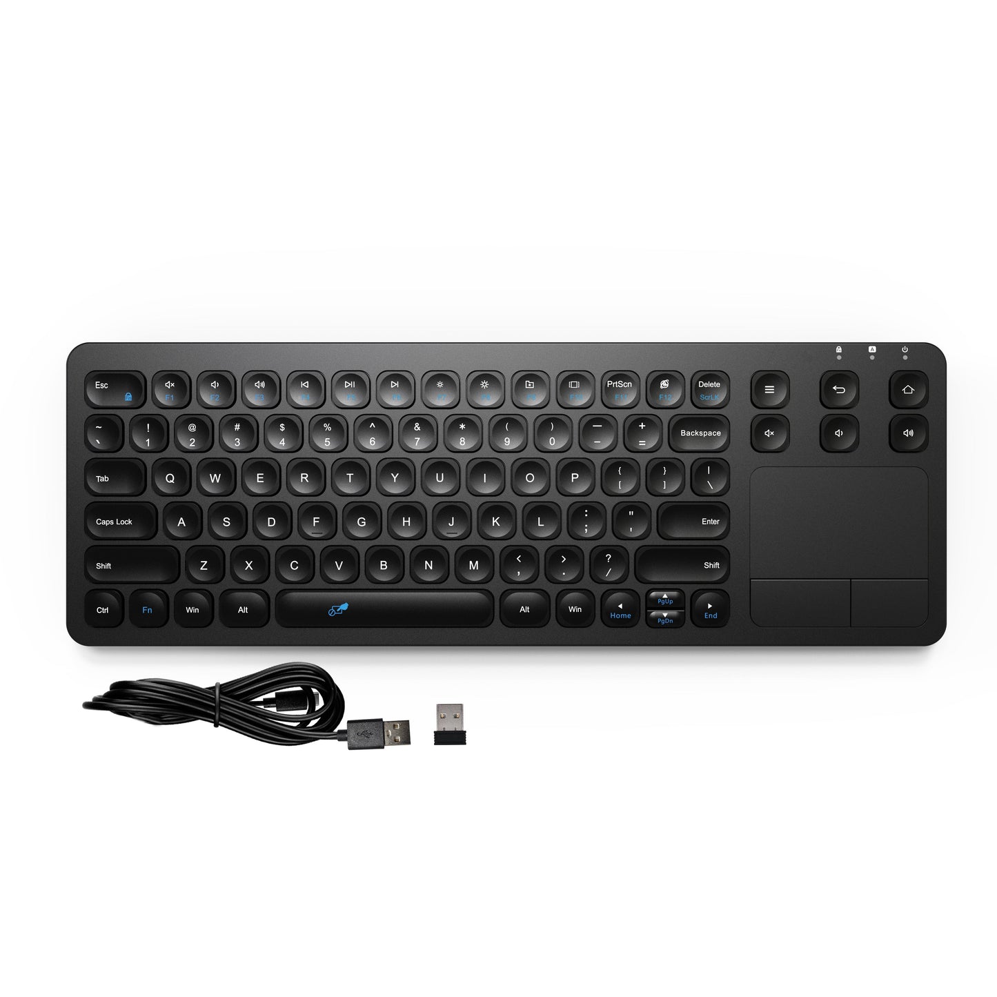 15 Inch USB Wired & 2.4G Wireless Dual-mode Keyboard  with Touchpad - Vilros.com