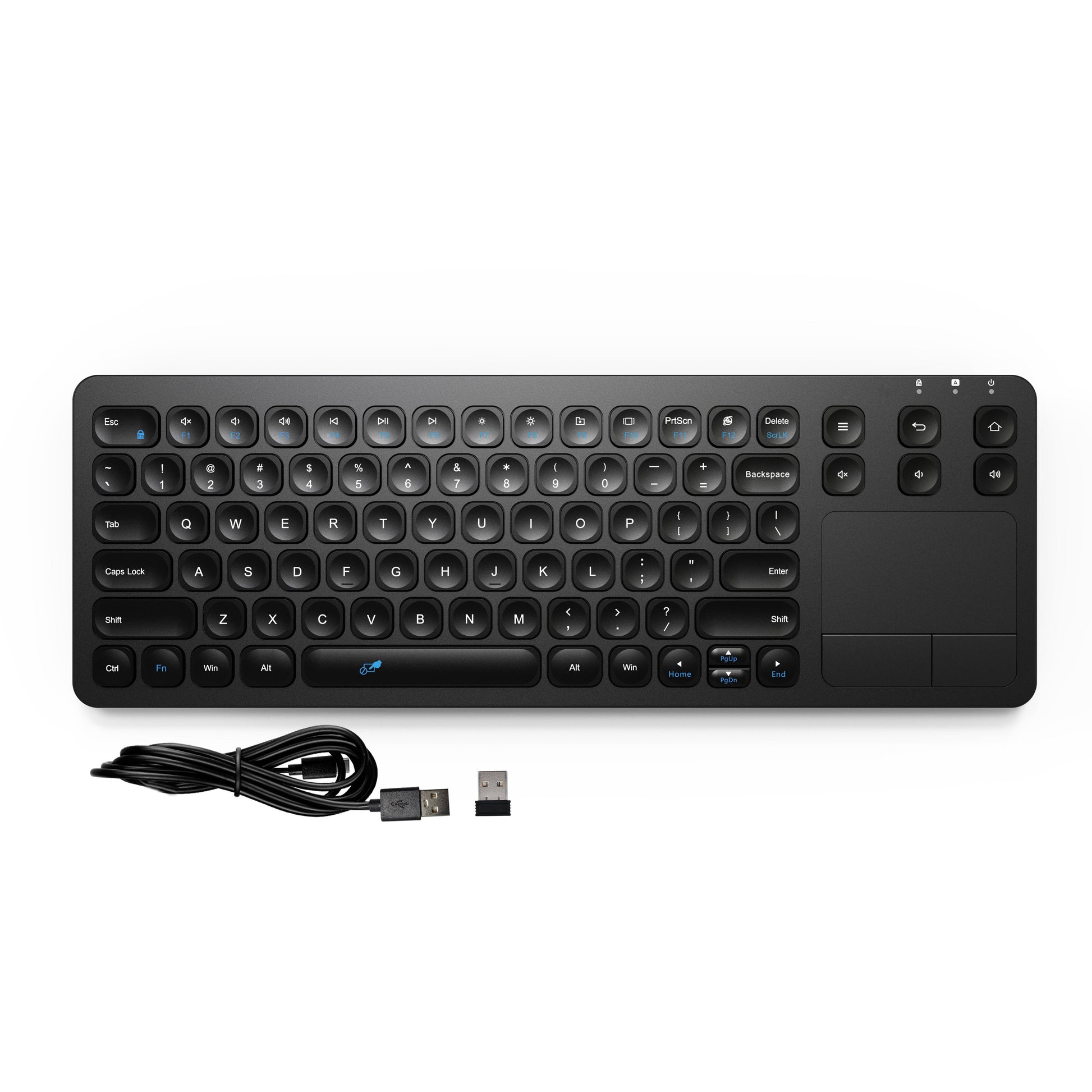 15 Inch USB Wired & 2.4G Wireless Dual-mode Keyboard  with Touchpad - Vilros.com