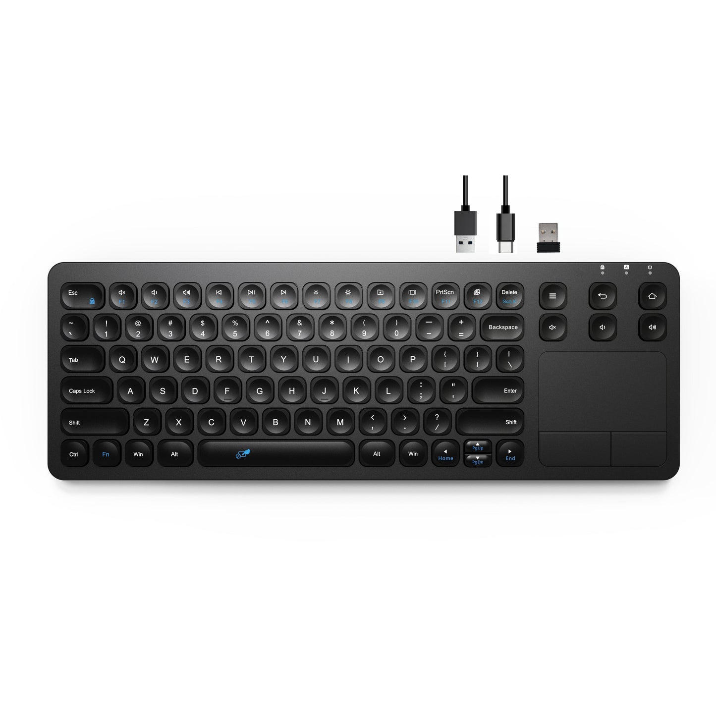 15 Inch USB Wired & 2.4G Wireless Dual-mode Keyboard  with Touchpad - Vilros.com