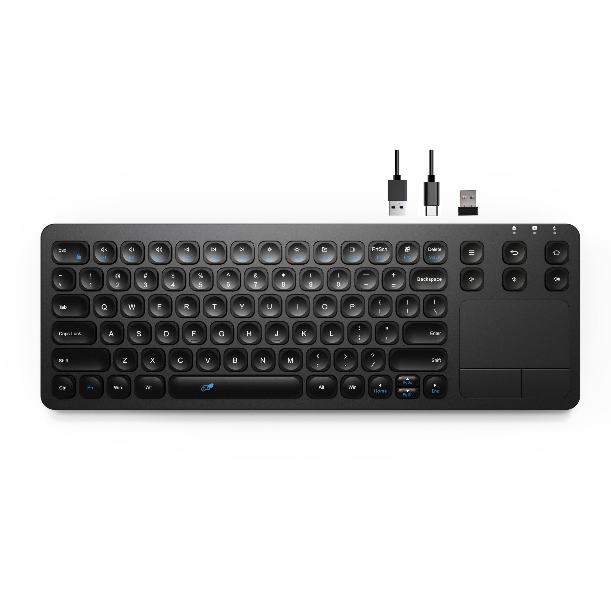 15 Inch USB Wired & 2.4G Wireless Dual-mode Keyboard  with Touchpad - Vilros.com